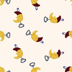 baby toy cartoon seamless pattern background N29