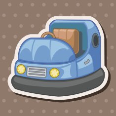 playground bumper car theme elements N5