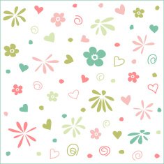 Seamless floral background pattern N3