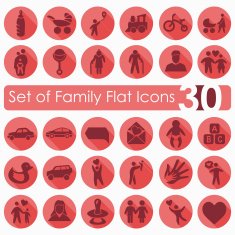 Set of family icons N13