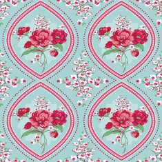 Vintage Floral Background - Seamless Flowers Tile Pattern