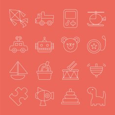 toy line icon set N10