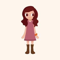 family girl character theme elements N86