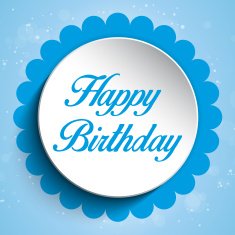 Happy Birthday Colorful Background Card N3