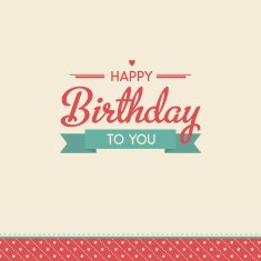Lettering Birthday card