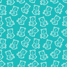 baby bears toys pattern N3