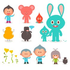 Fluffville friendly character combination