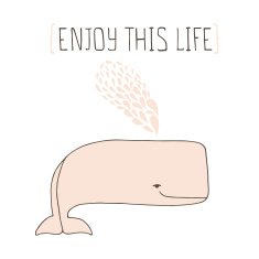 Cute whales made in vector N2