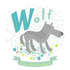 Letter W - Wolf