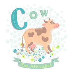 Letter C - Cow