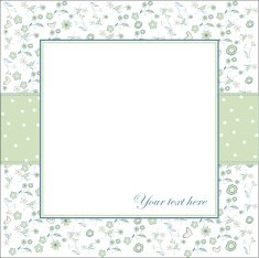 invitation with flowers and white background N5