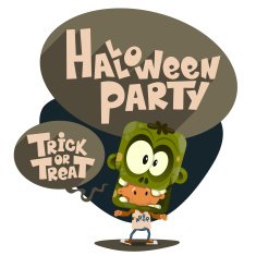 Halloween party Children in suits
