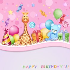 birthday card N44