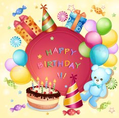 birthday card N45