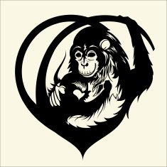 Monkey tatto