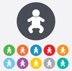 Baby infant sign icon Toddler boy symbol N40