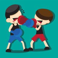 Boxing Cartoon N12