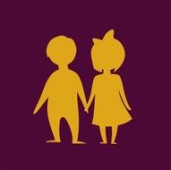 Boy and Girl Silhouettes