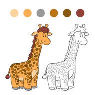 Coloring book (giraffe) N2