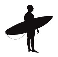 surfer silhouette