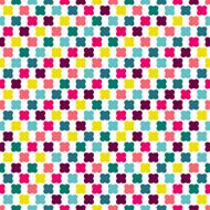 Color seamless repeat pattern on white background