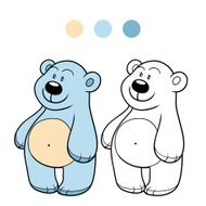 Coloring book (polar bear) N2