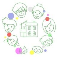 Family surrounding the My Home N3