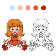 Coloring book (doll) N3