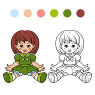 Coloring book (doll) N5