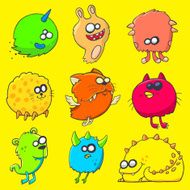 funny cartoon unusual monsters N3