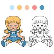 Coloring book (doll) N6