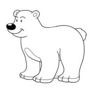 Coloring book (bear) N7