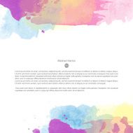 Vector watercolor template N76