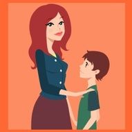 mother and son N22