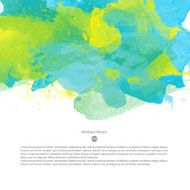 Vector watercolor template N77