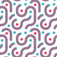 Striped jelelly worms pattern