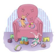 children&#039;s toys in the room N2