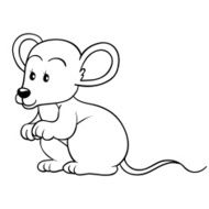 Coloring book (mouse) N3