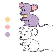 Coloring book (mouse) N4