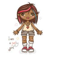 Little funky girl
