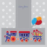 locomotive with gift boxes N4