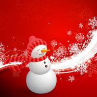 Vector Christmas Greeting Card N8