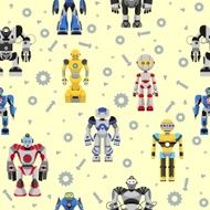 Seamless robots pattern N3