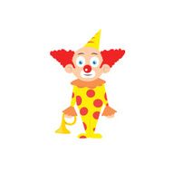 Cartoon clown vector