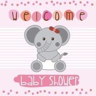 Baby shower design N291