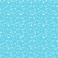 doodle pattern Seamless background N9
