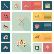 kid toys flat app ui background eps10 N53