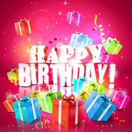 Modern birthday background N5