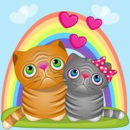 Lovers Cats N17