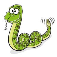 Green Snake Cartoon N13